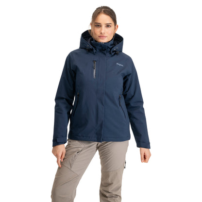Bergans Flya Insulated Lady Jacket Navy Blue/Granite Blue