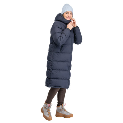 Bergans Urban Down Long Coat Women Dark Navy