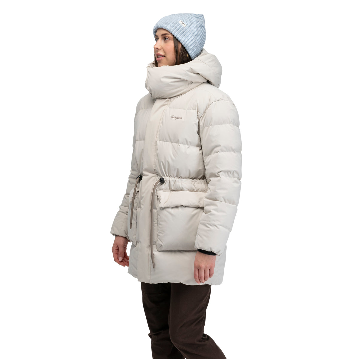 Bergans Dyna Down Hood Jacket Women Bone White