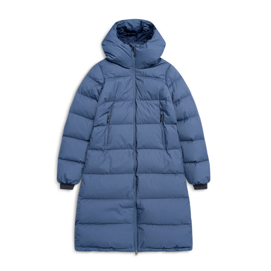 Bergans Urban Down Long Coat Women Granite Blue