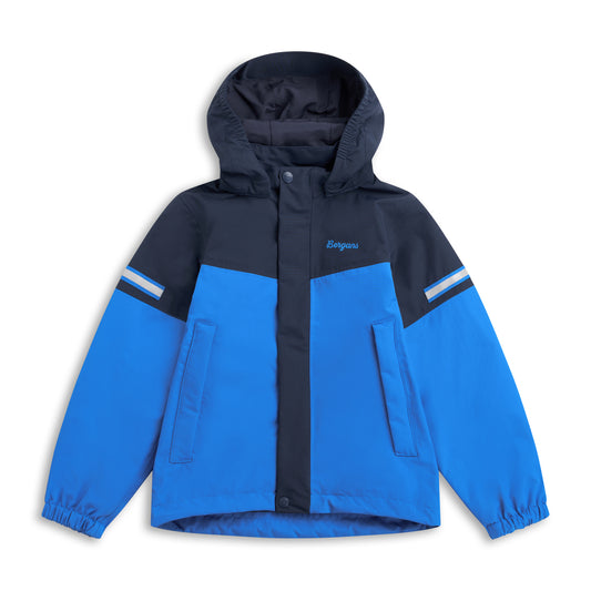 Bergans Lilletind 2L Shell Jacket Kids Olympic Blue / Navy Blue
