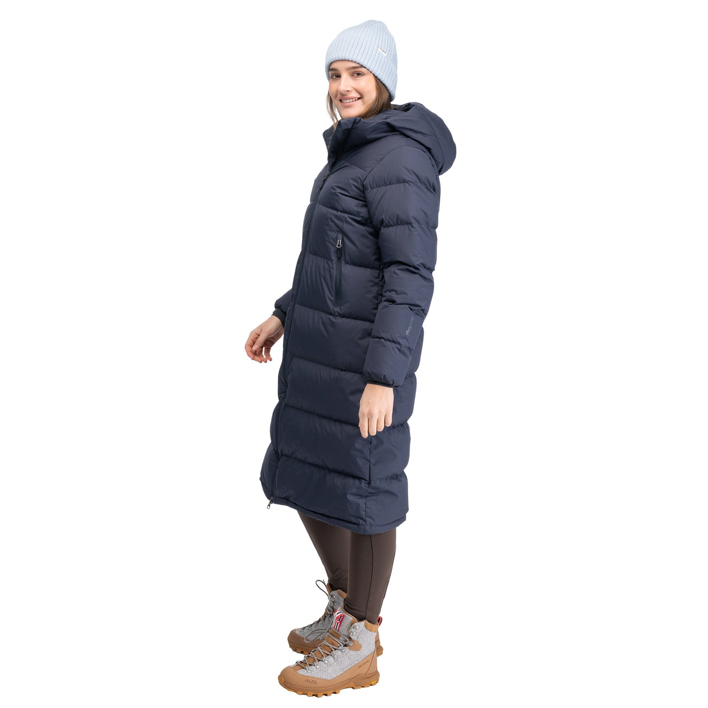 Bergans Urban Down Long Coat Women Dark Navy