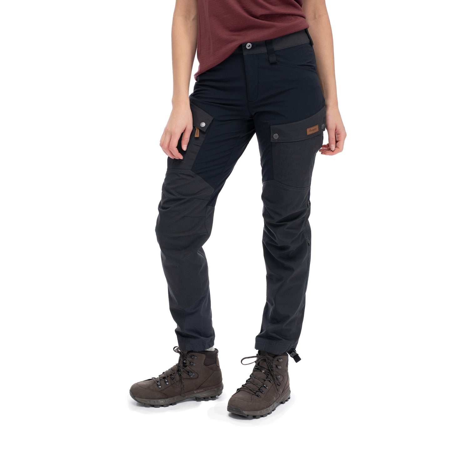 Bergans Nordmarka Favor Outdoor Pants Women Dark Shadow Grey/Black
