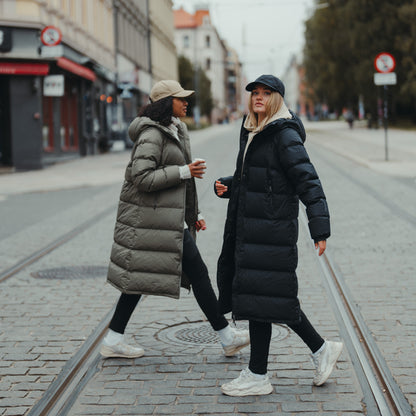 Bergans Urban Down Long Coat Women Black