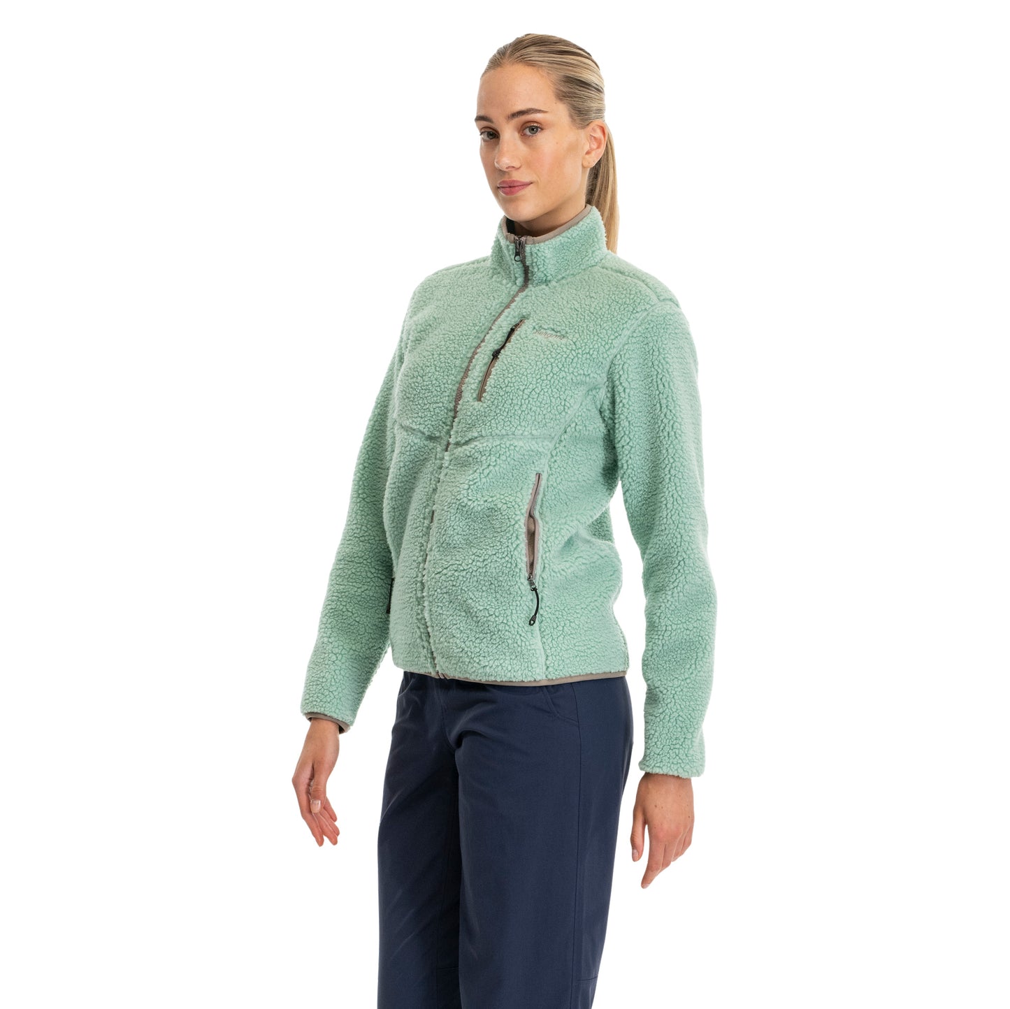 Bergans Lunnan Pile Fleece Jacket Women Mint Crush