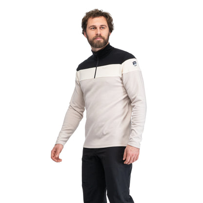 Bergans Uldal Wool Half Zip Men Bone White / Black