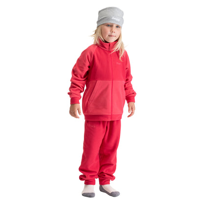 Bergans Lilletind Fleece Set Kids Light Alpine Rose/Alpine Rose