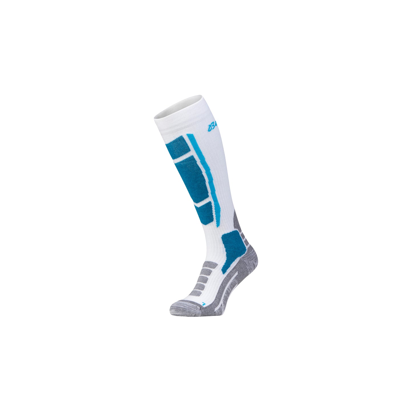 Bergans AllMountain Ski Merino Sock Arctic White / Aqua Lagoon