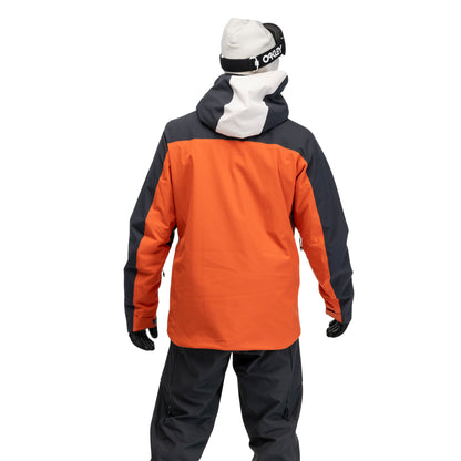 Bergans Oppdal Insulated Shell Jacket Men Burnt Orange / Dark Shadow Grey