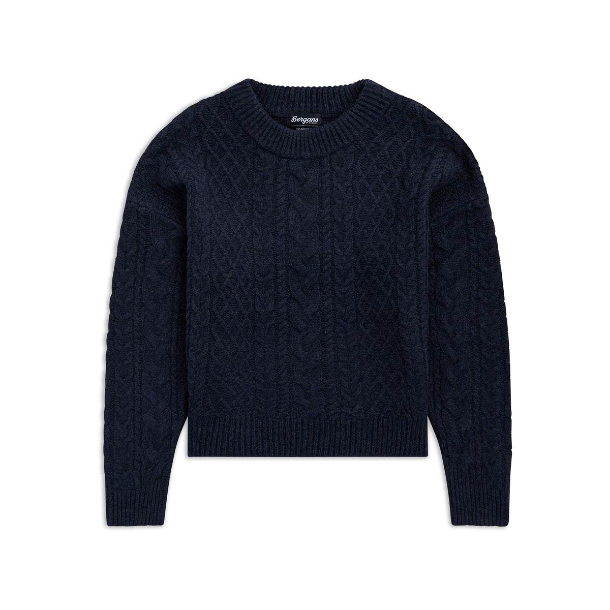 Bergans Lofoten Knitted Wool Jumper Men Dark Navy