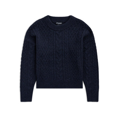 Bergans Lofoten Knitted Wool Jumper Men Dark Navy