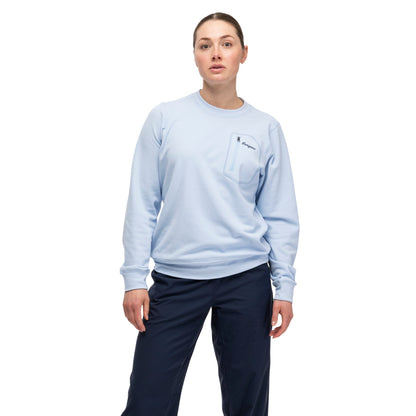 Bergans Midtli Midlayer Sweatshirt Women Cool Blue