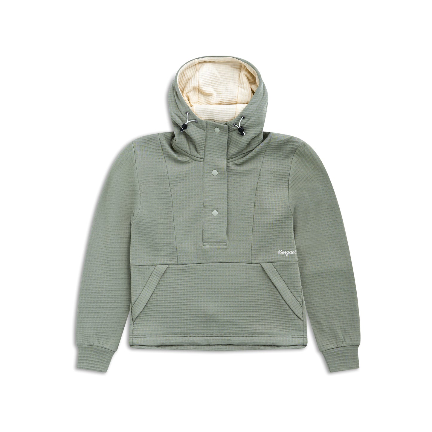 Bergans Vega Wool Hoodie Women Light Green Mud