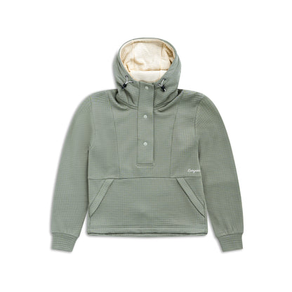 Bergans Vega Wool Hoodie Women Light Green Mud