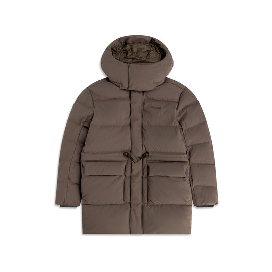 Bergans Dyna Down Hood Jacket Women Hot Cocoa