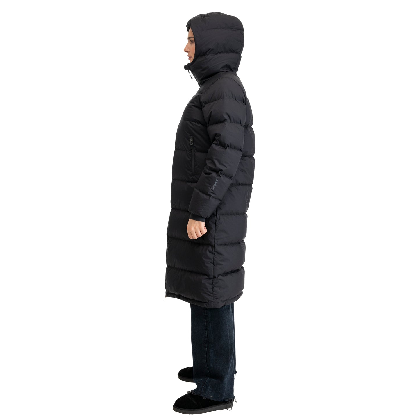 Bergans Urban Down Long Coat Women Black