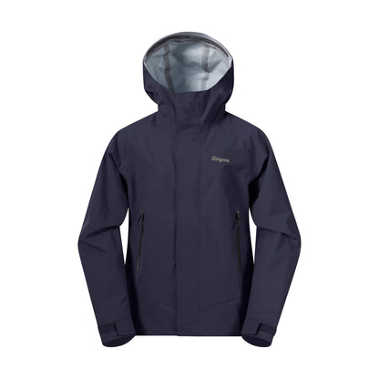 Bergans Junior 3L Shell Jacket Navy Blue
