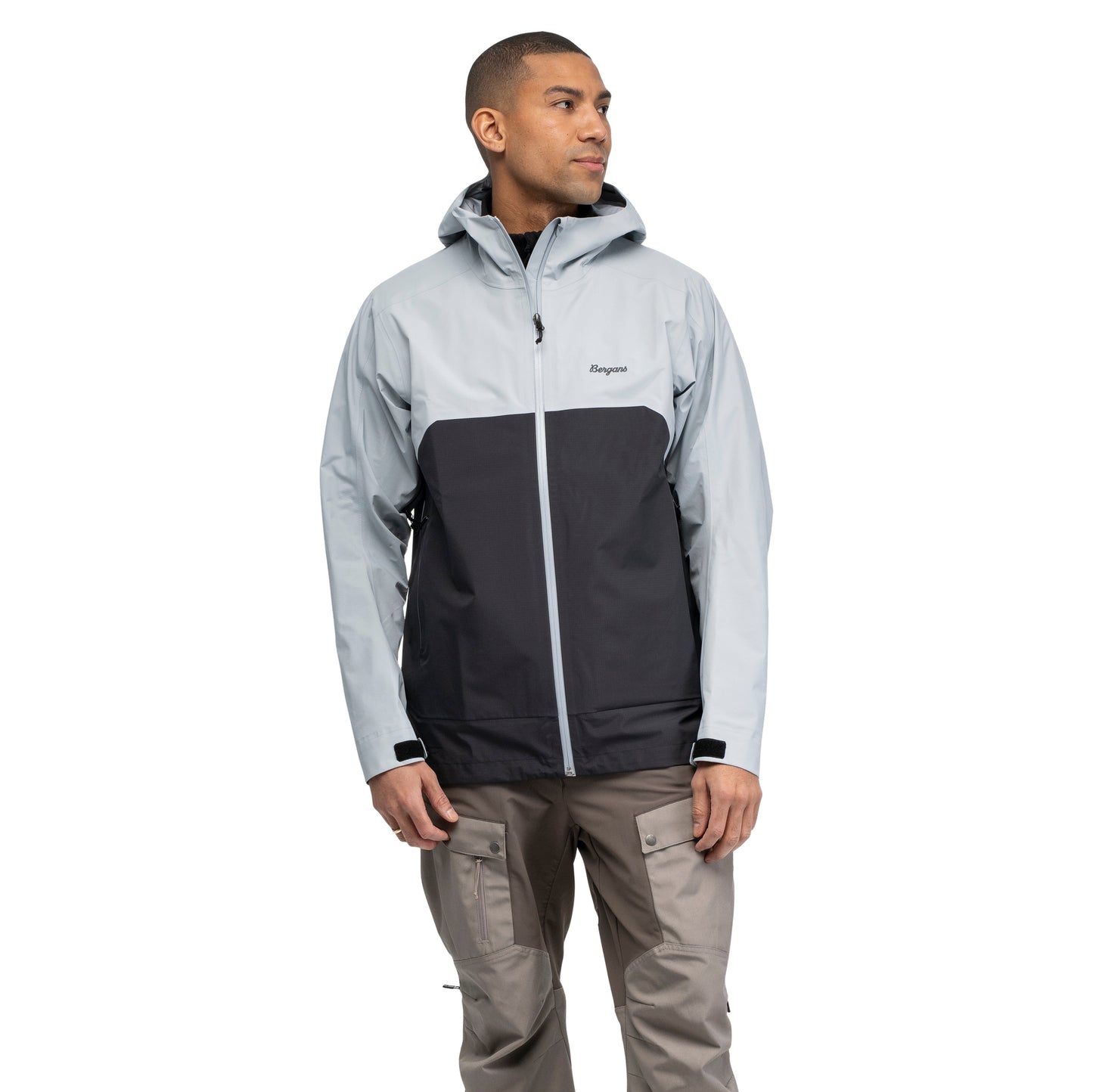 Bergans Vaagaa 3L Shell Jacket Men Pearl Grey/Dark Shadow Grey