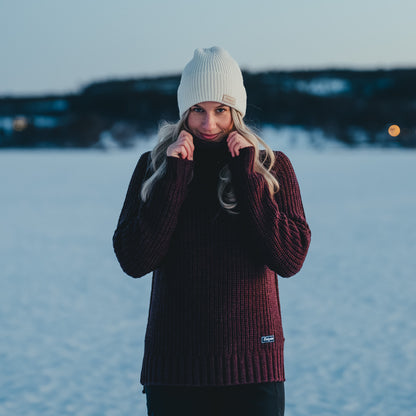 Bergans Nordmarka Merino High Neck Jumper Women Amarone Red