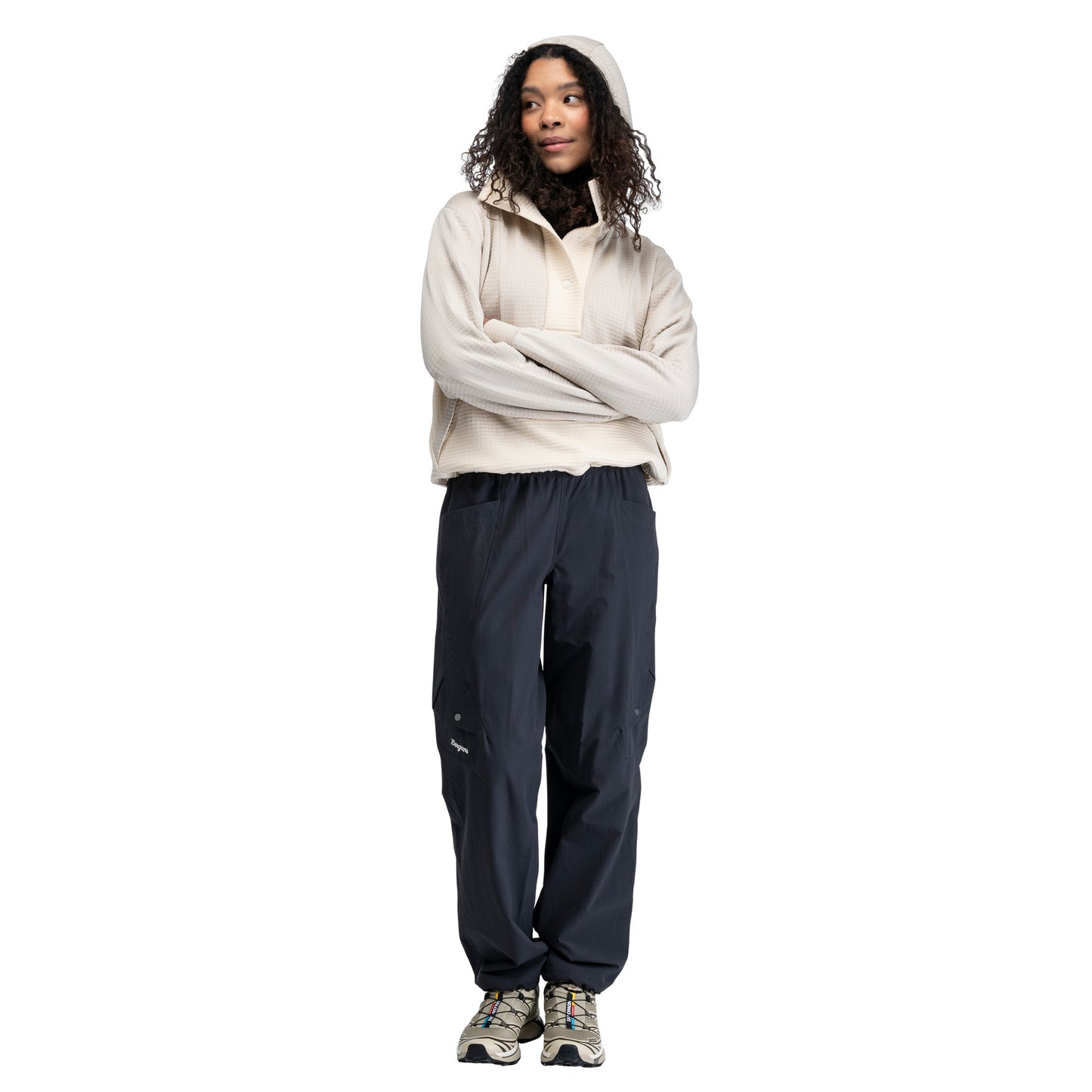 Bergans Vega Softshell Cargo Pants Women Dark Shadow Grey