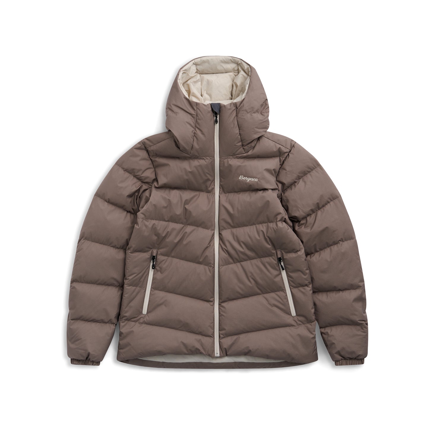 Bergans Garmo Down Hood Jacket Women Rock Taupe
