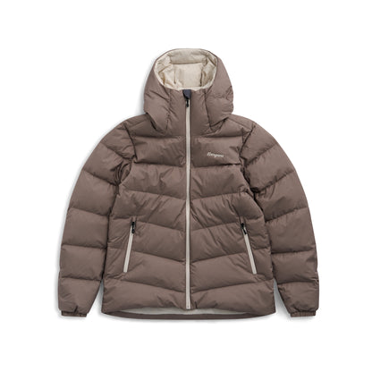 Bergans Garmo Down Hood Jacket Women Rock Taupe