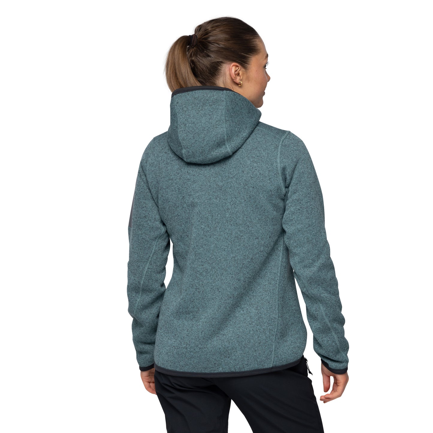Bergans Kamphaug Knitted Women Hoodie Grey Sage