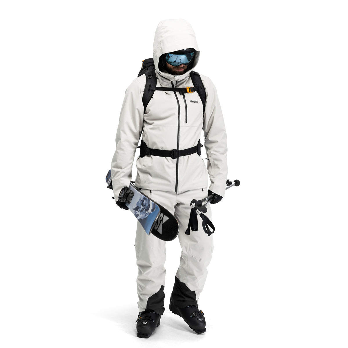 Bergans Oppdal Insulated Shell Jacket Men Bone White