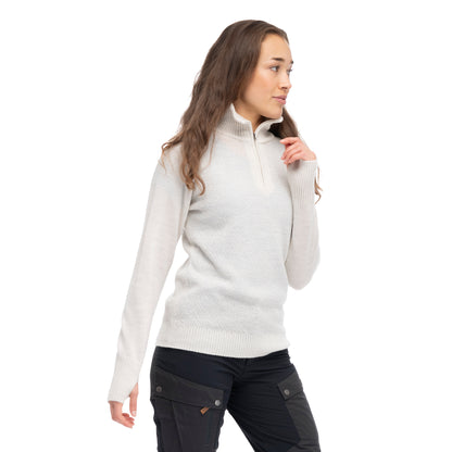 Bergans Ulriken Light Merino Jumper Women Vanilla White