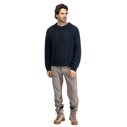 Bergans Lofoten Knitted Wool Jumper Men Dark Navy