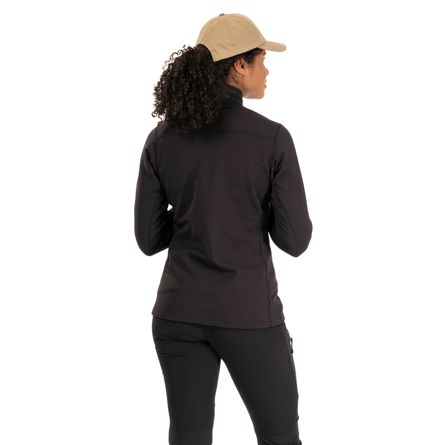 Bergans Midtli Midlayer Half Zip Women Black