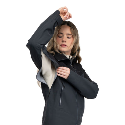 Bergans Rabot Alpine 3L Shell Jacket Women Black / Dark Shadow Grey