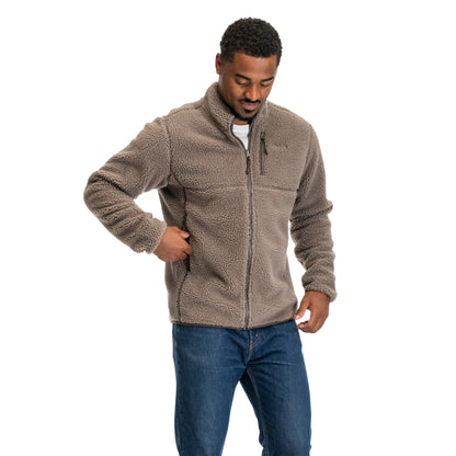 Bergans Lunnan Pile Fleece Jacket Men Rock Taupe