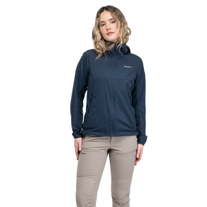 Bergans Rabot Windbreaker Jacket Women Navy Blue