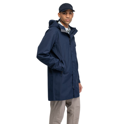 Bergans Oslo 2L Shell Coat Men Navy Blue