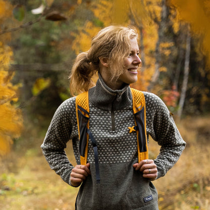 Bergans Driv W 12 Mango Yellow/Solid Charcoal