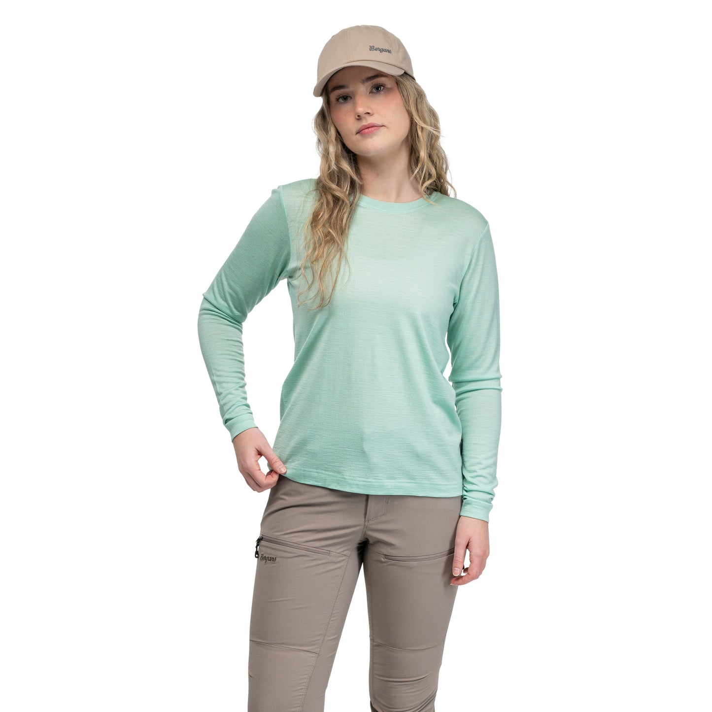 Bergans Merino Long Sleeve Women Mint Crush