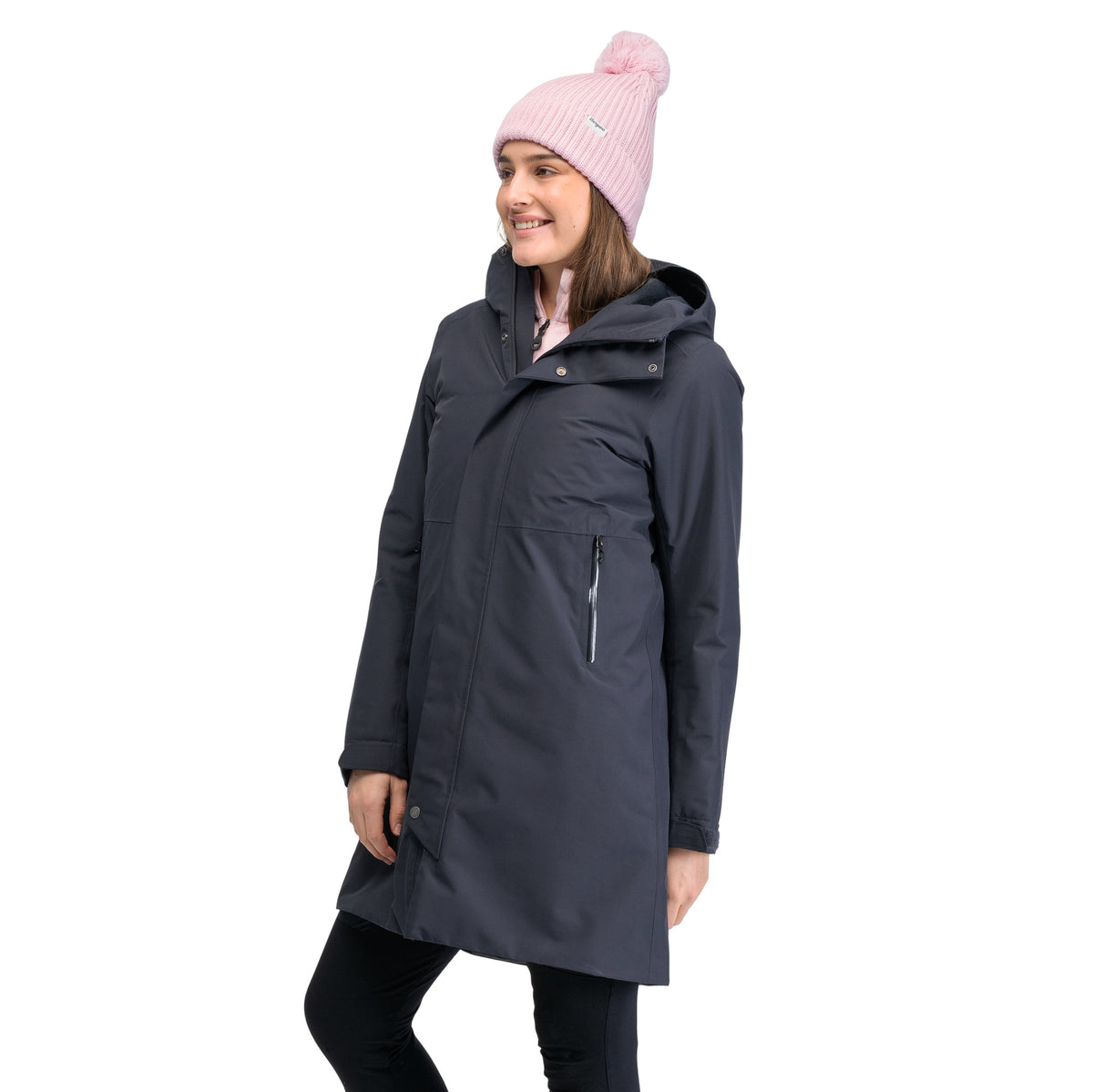 Bergans Oslo Insulated Shell Coat Women Dark Shadow Grey