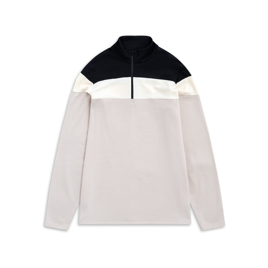Bergans Uldal Wool Half Zip Men Bone White / Black