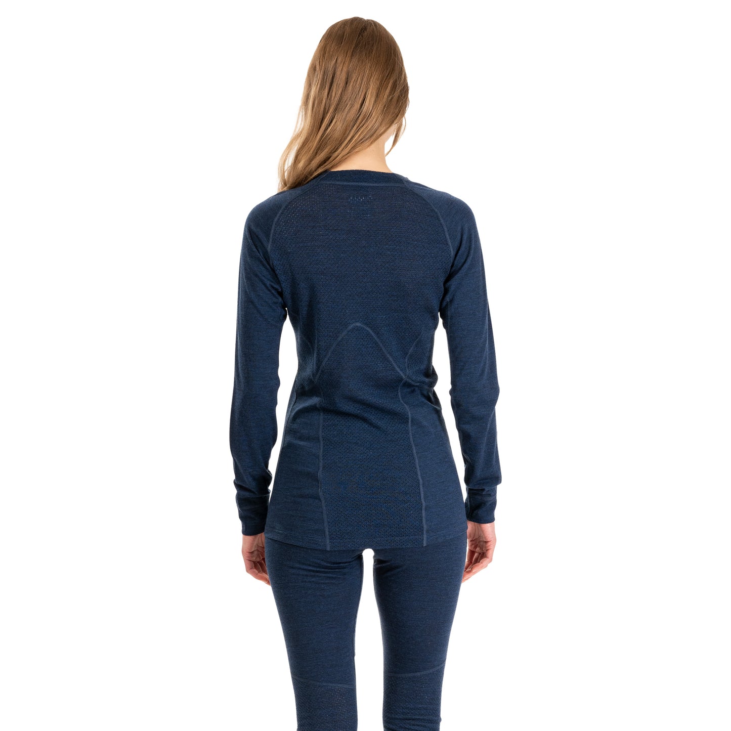 Bergans Inner:Pure Merino Long Sleeve Women Navy Blue