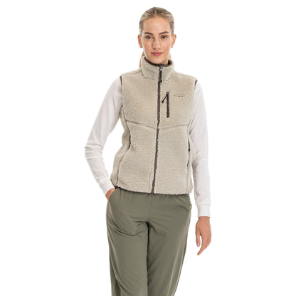 Bergans Lunnan Pile Fleece Vest Women Coastal Sand