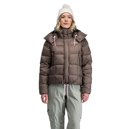 Bergans Vega Down Hood Jacket Women Hot Cocoa