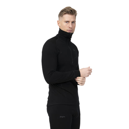Bergans Inner:Dual Merino Half Zip Men Black