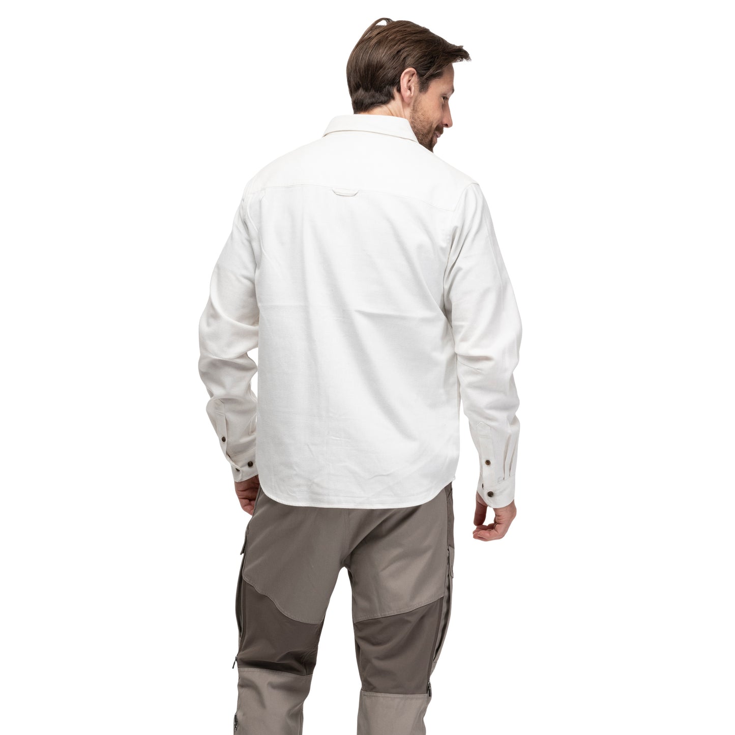 Bergans Nordmarka Flannel Shirt Men Arctic White