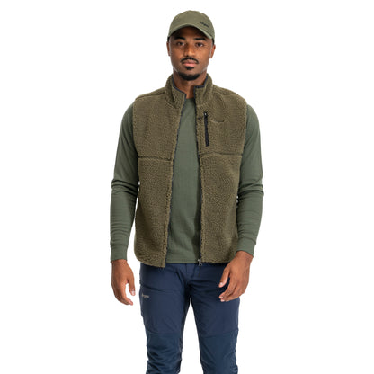 Bergans Lunnan Pile Fleece Vest Men Pine Forest