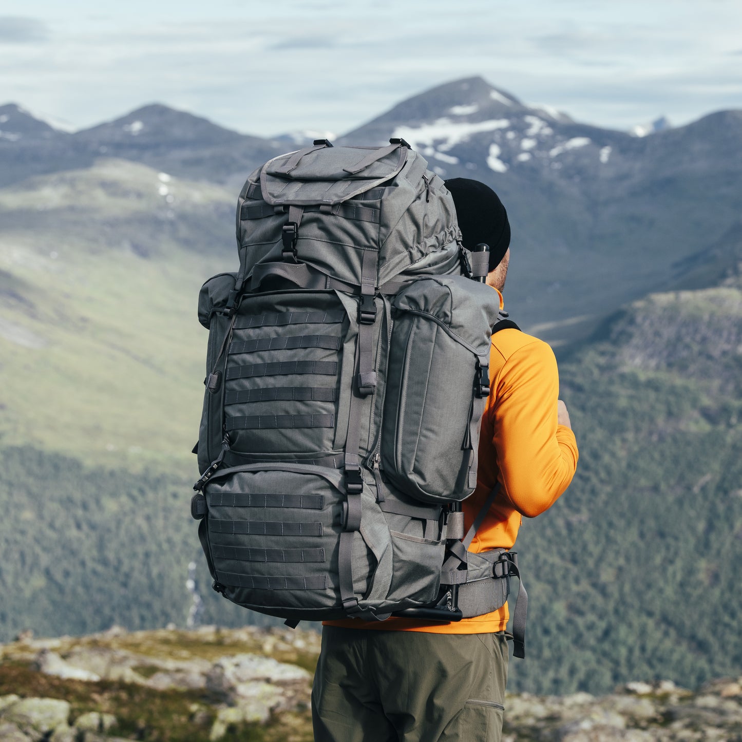 Bergans PowerFrame BigPack 130+ Solid Grey