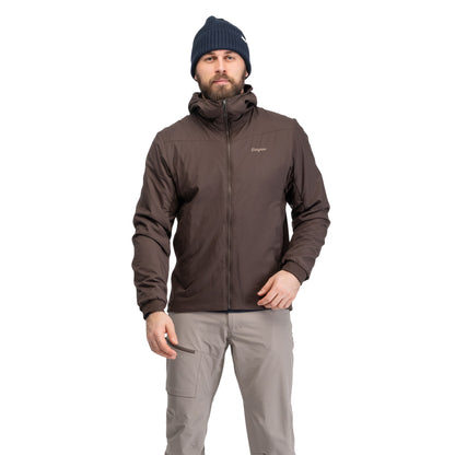 Bergans Holo Insulated Hood Jacket Men Dark Chocolate