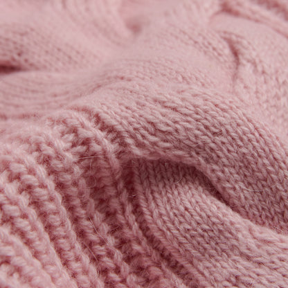 Bergans Milde Knitted Wool Half Zip Women Faded Pink