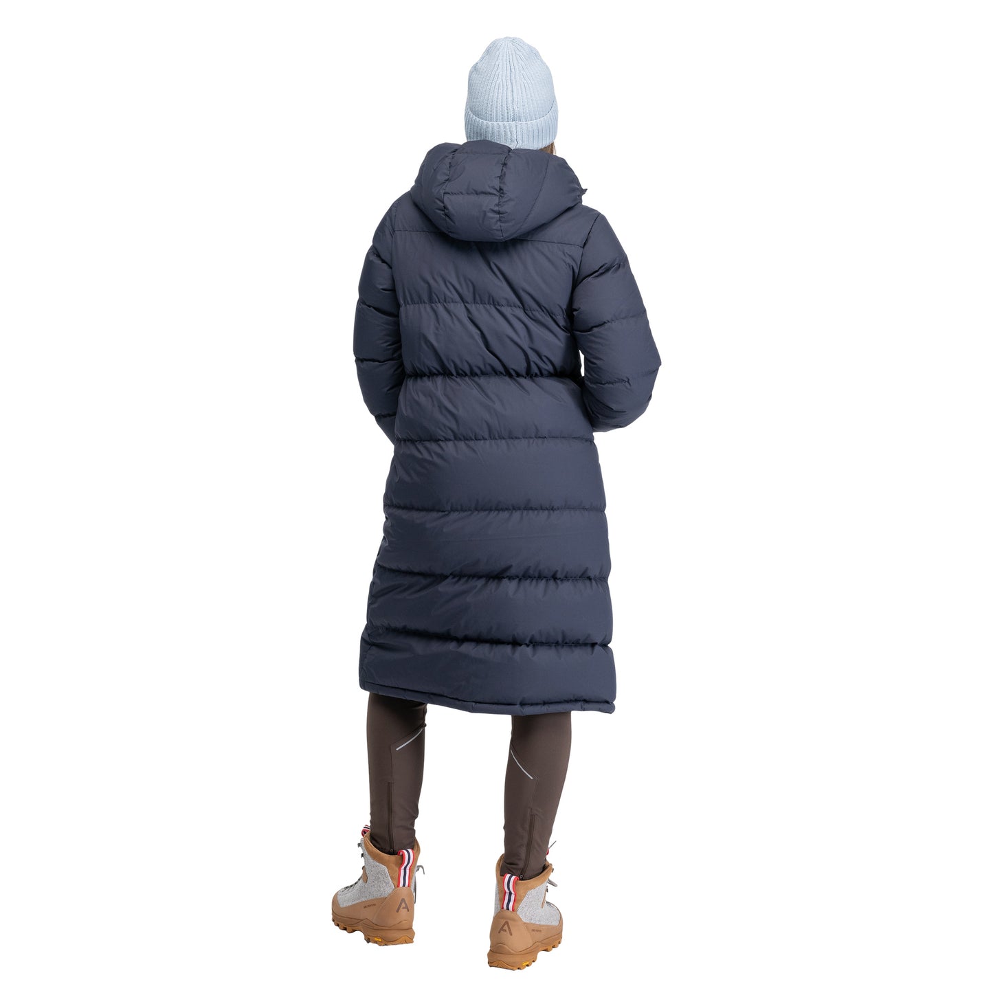 Bergans Urban Down Long Coat Women Dark Navy