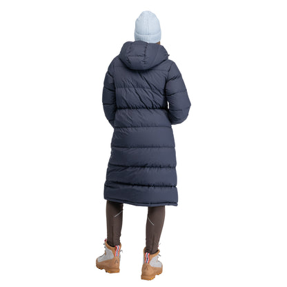 Bergans Urban Down Long Coat Women Dark Navy